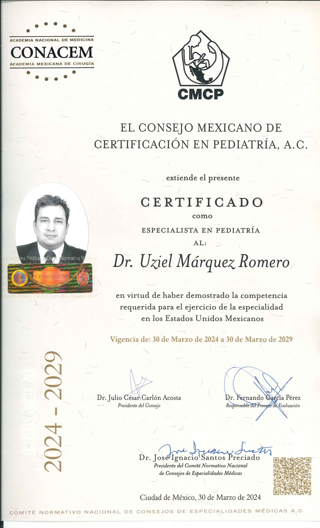 Consejo de Pediatría 2024-2029